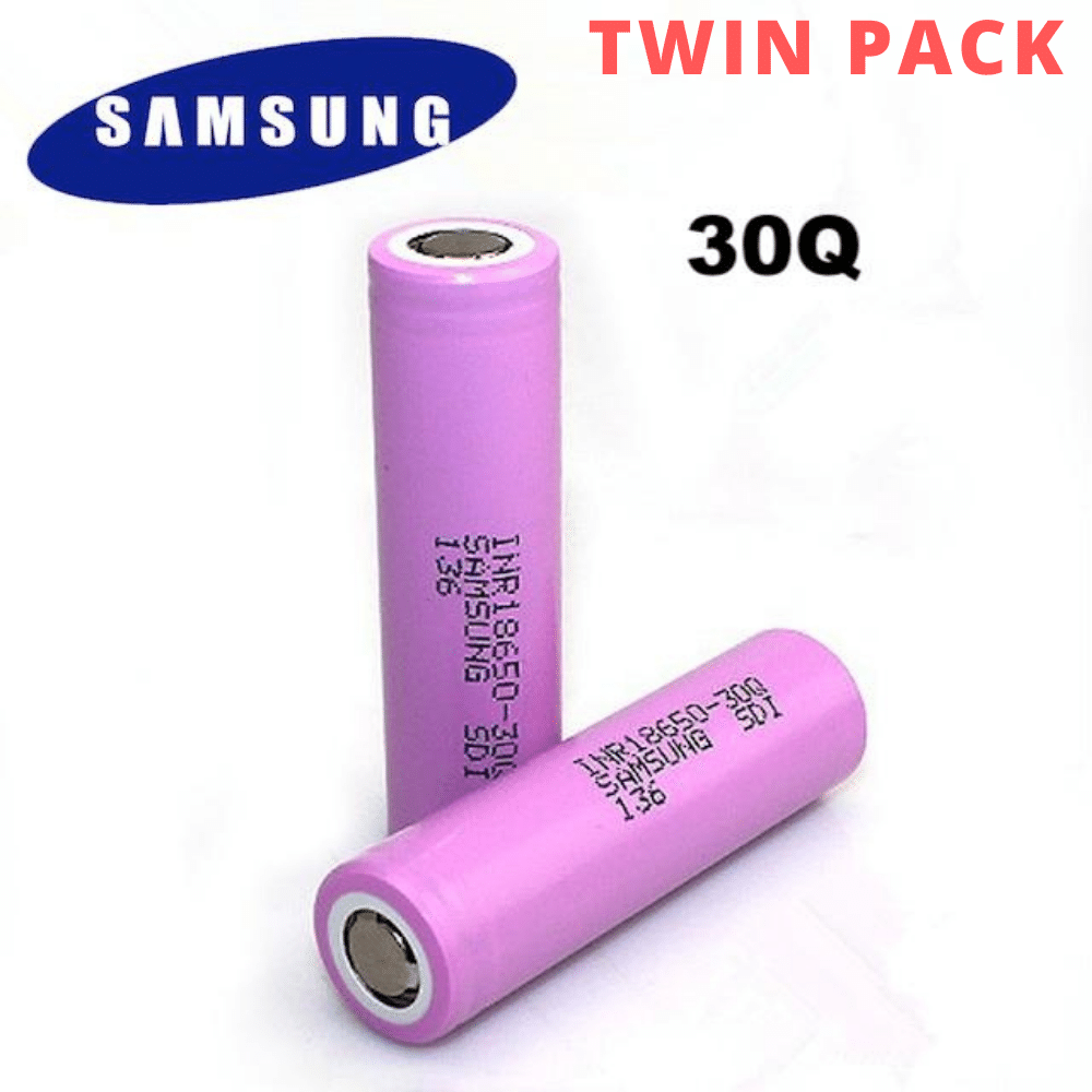SAMSUNG 30Q 18650 15A 3000mAH Battery (2pcs/pack)