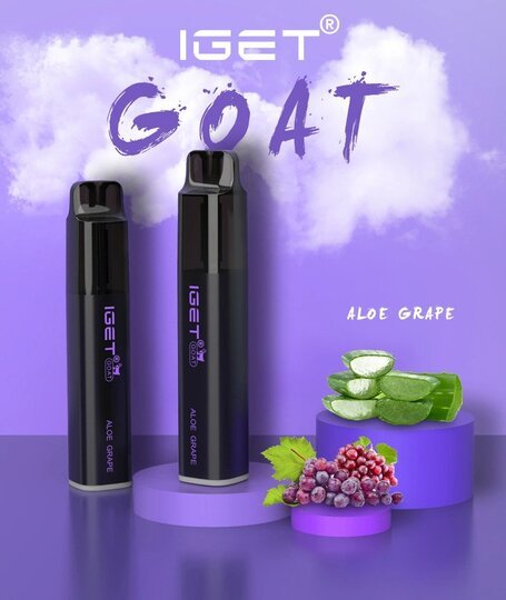 iGET GOAT VAPE 5000 PUFF – ALOE GRAPE