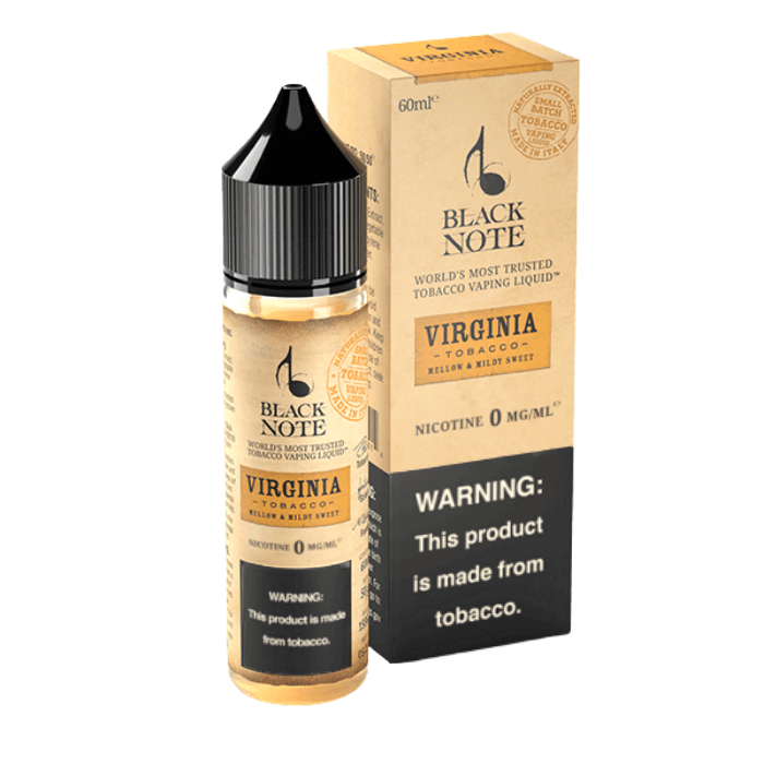 Black Note - Virginia Tobacco (Mellow & Mildly Sweet) 50VG/50PG 60ml