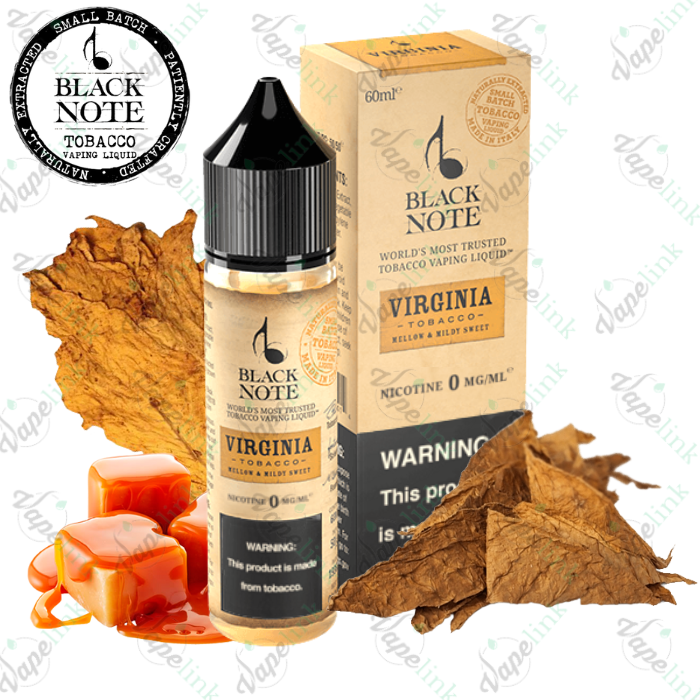 Black Note - Virginia Tobacco (Mellow & Mildly Sweet) 50VG/50PG 60ml