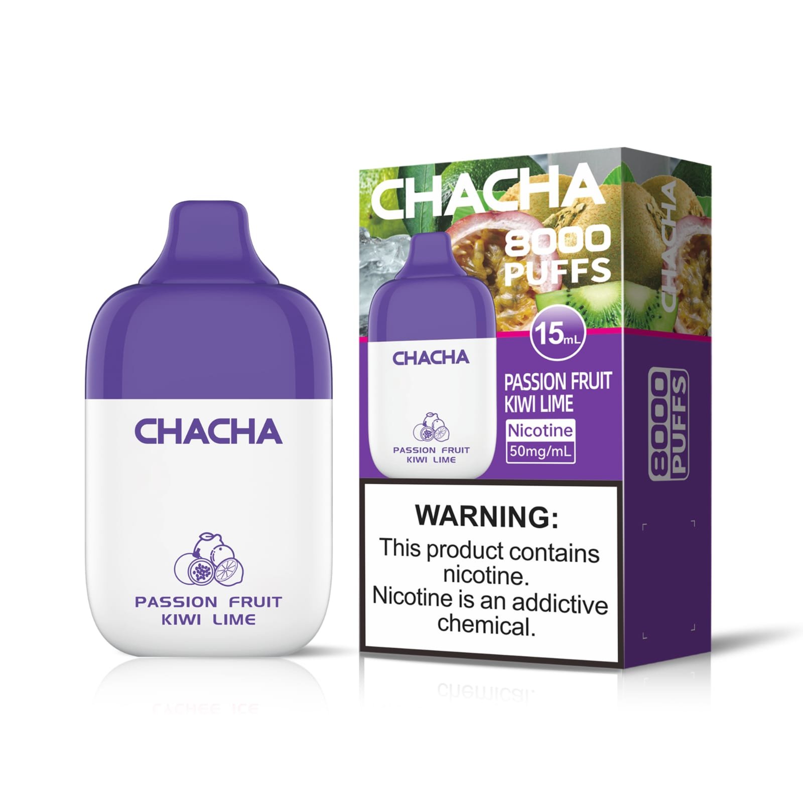YOONE CHACHA 8000 PUFF – PASSIONFRUIT KIWI LIME