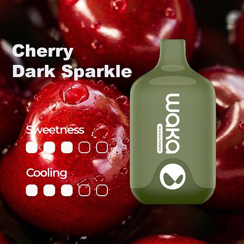 WAKA SMASH 6000 PUFF – CHERRY DARK SPARKLE