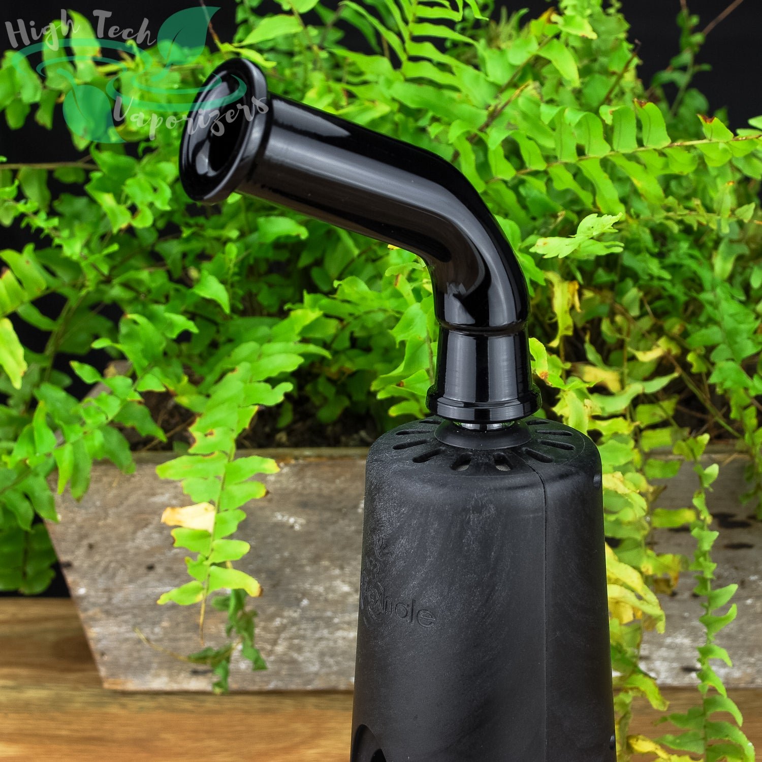Black 18mm Glass Dry Mouthpiece