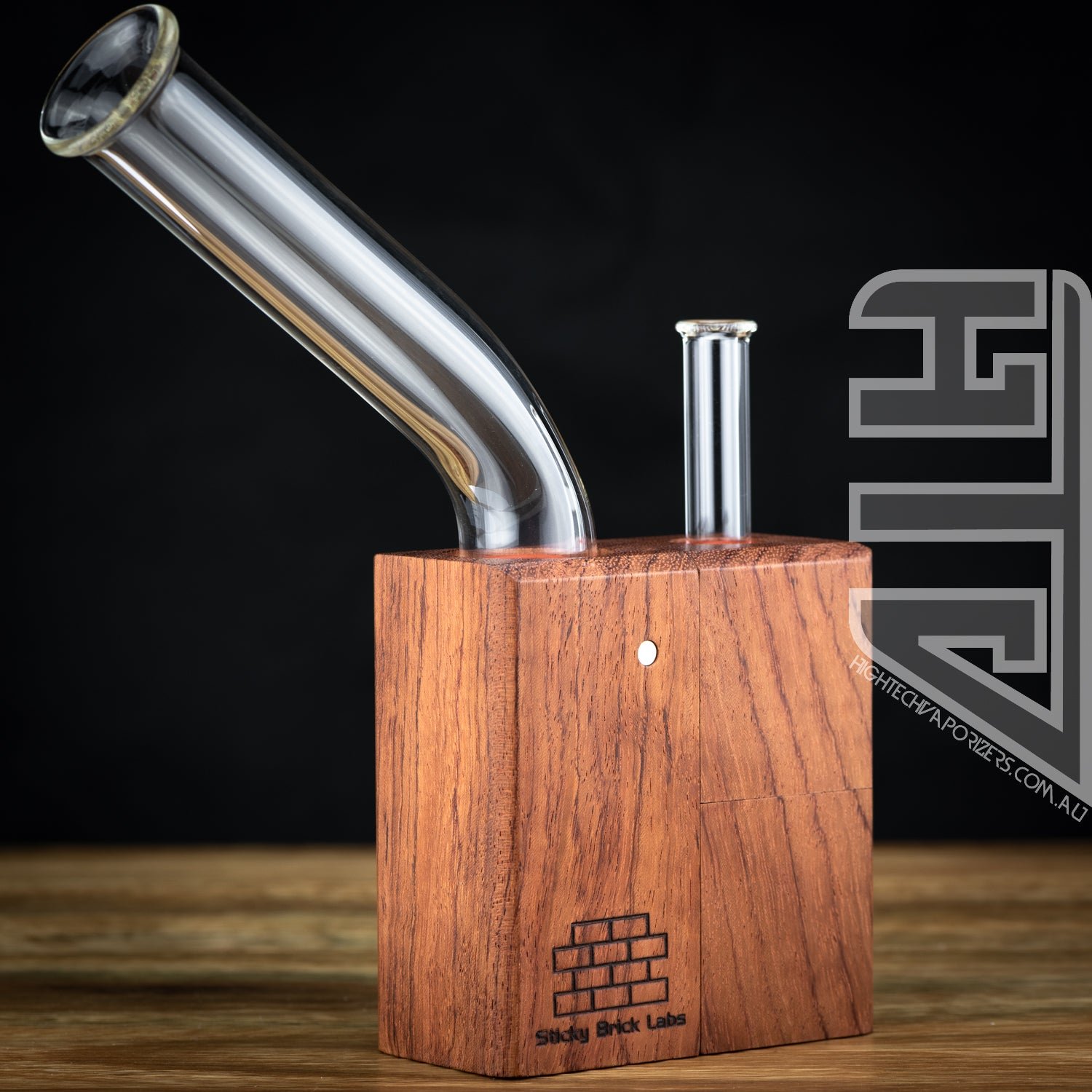 OG Brick Flame Powered Extraction Device (Bubinga) By Sticky Brick Labs