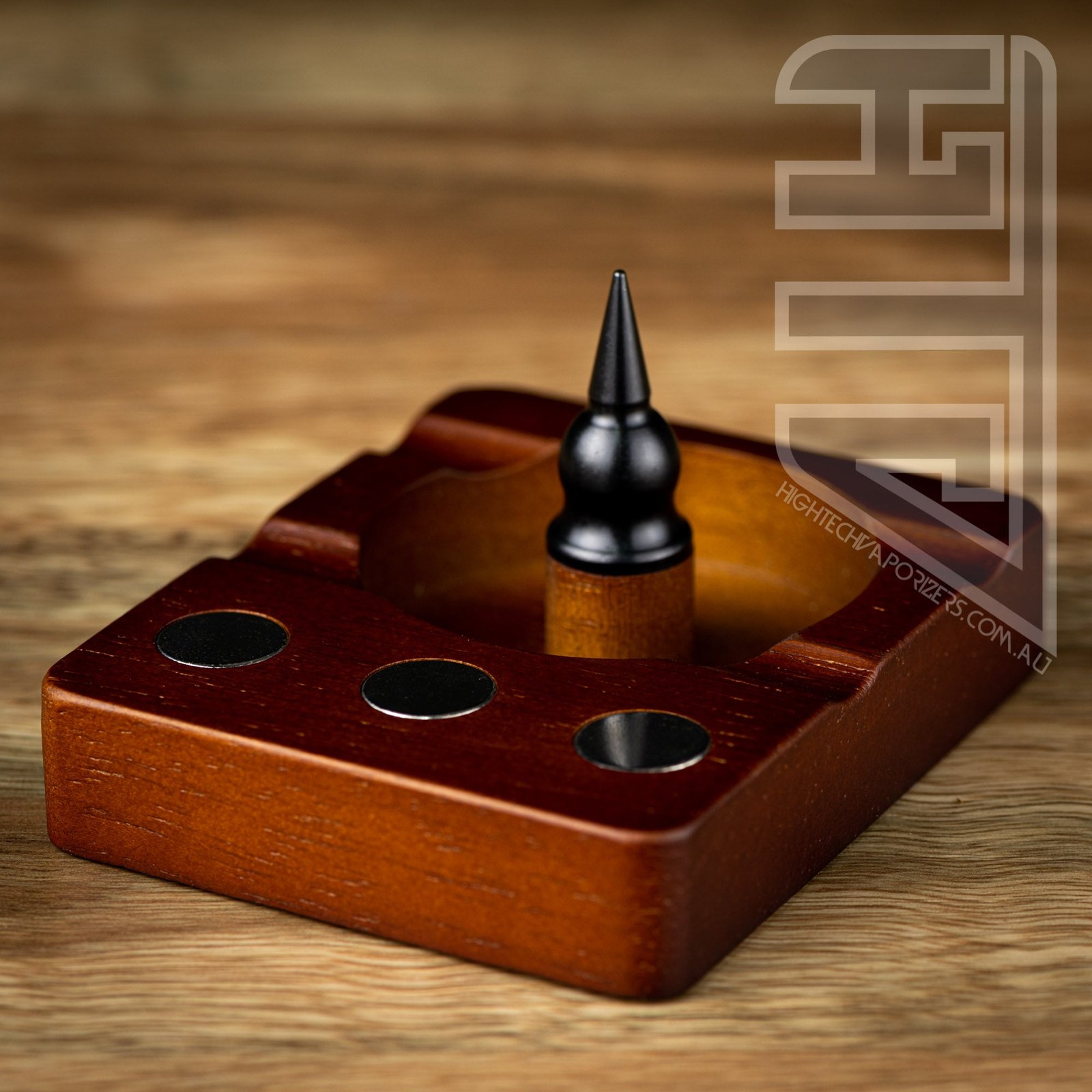 Wooden Debowler Stand W/ Steel Spike (for Dynavap)