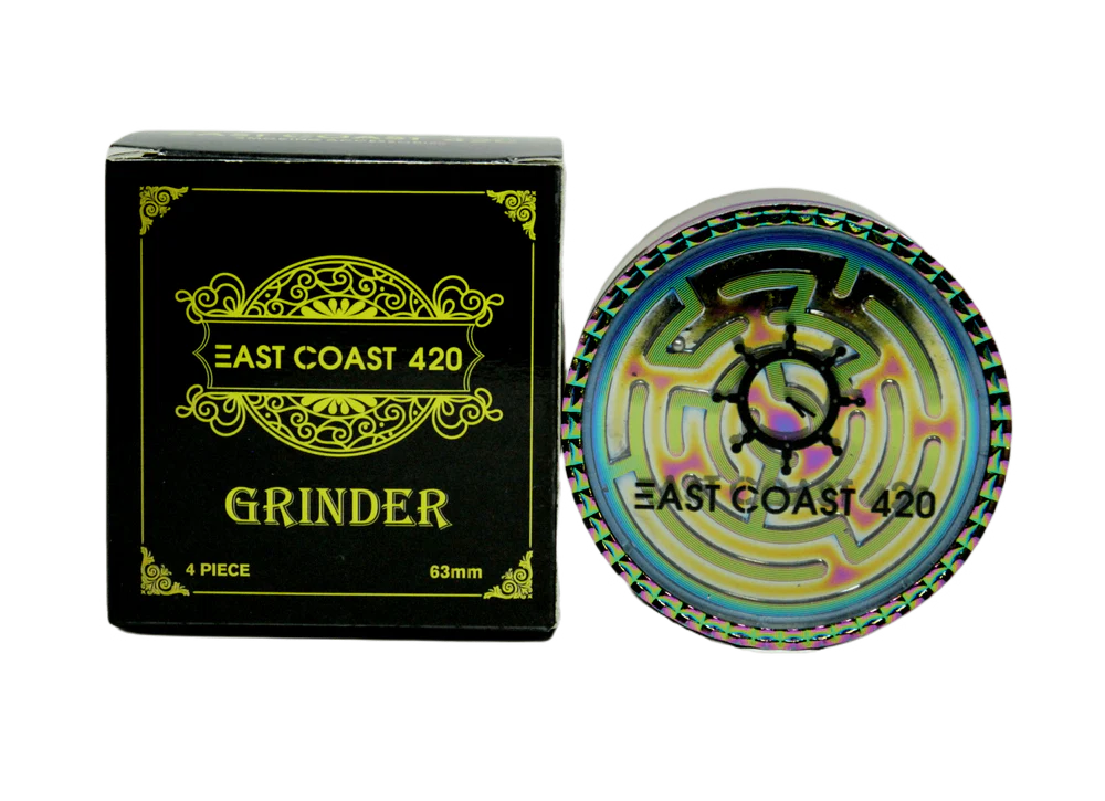 EC420 Maze 65mm 4-Piece Grinder - Purple