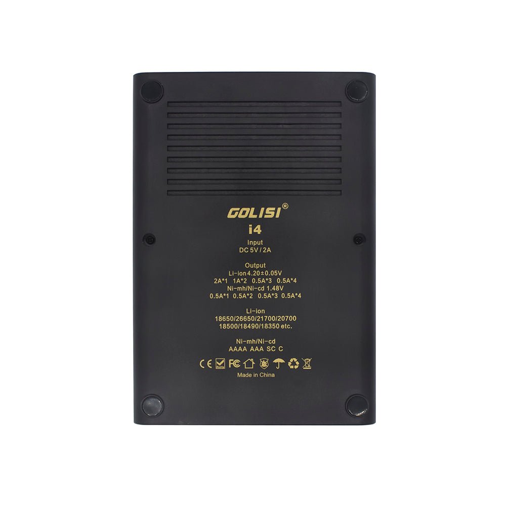 Golisi I4 Smart USB Charger with LCD Screen (4 Bay)