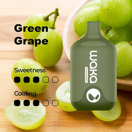 WAKA SMASH 6000 PUFF – GREEN GRAPE