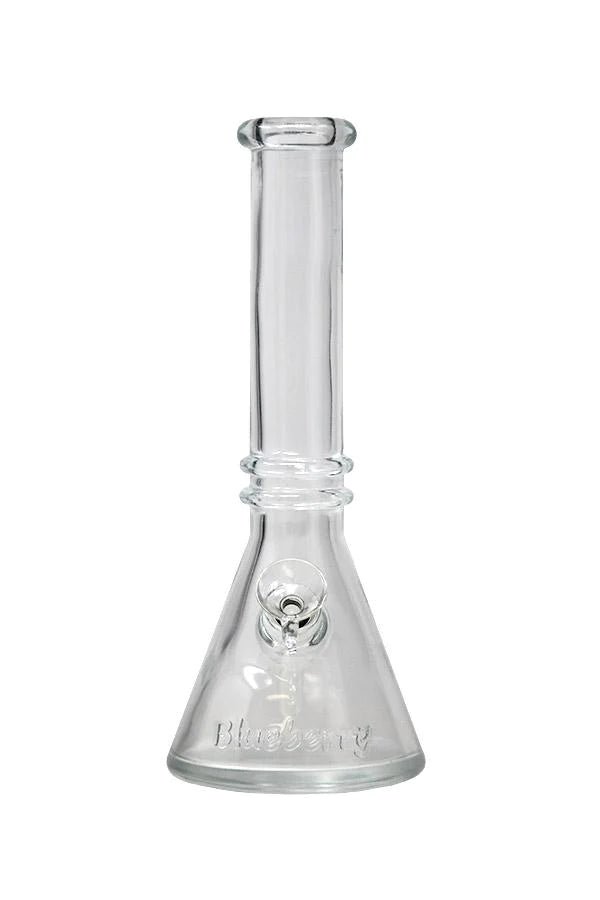 10" Blueberry Double Ring Soft Glass Beaker Bong