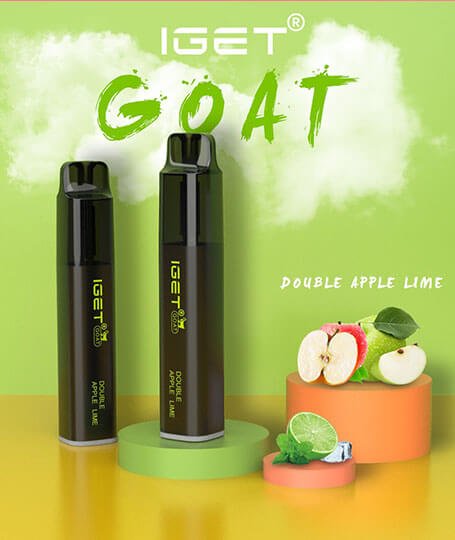 iGET GOAT VAPE 5000 PUFF – DOUBLE APPLE LIME