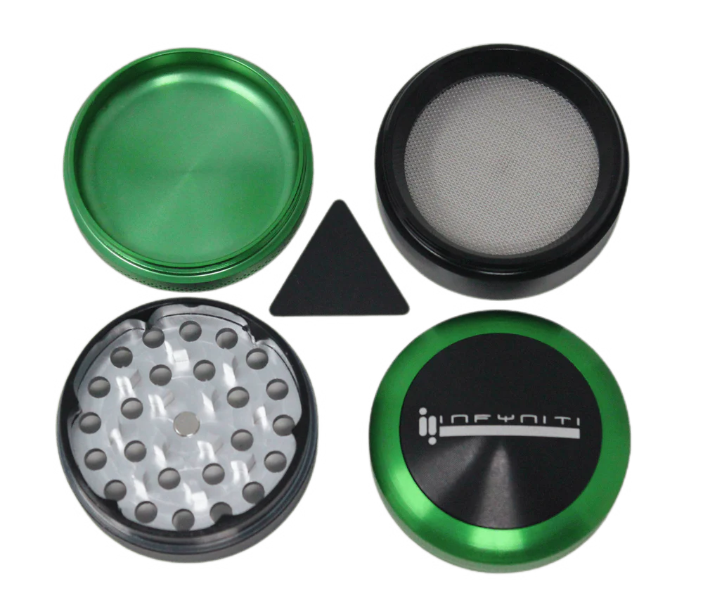 Infyniti Convex 50mm 4-Piece Grinder - Purple