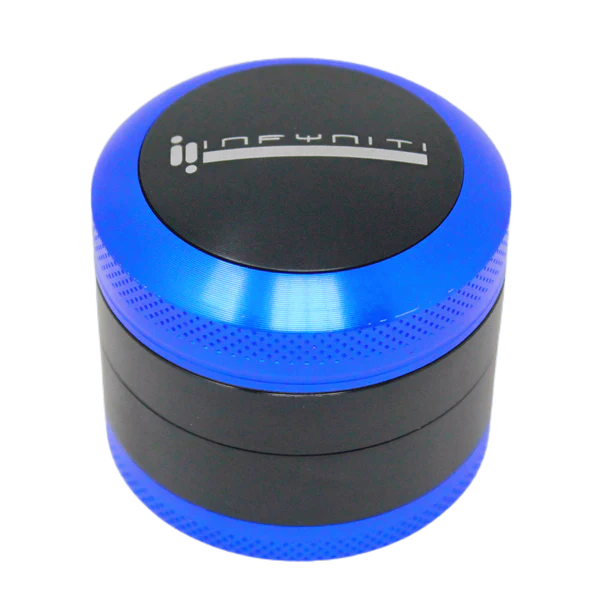 Infyniti Convex 50mm 4-Piece Grinder - Blue