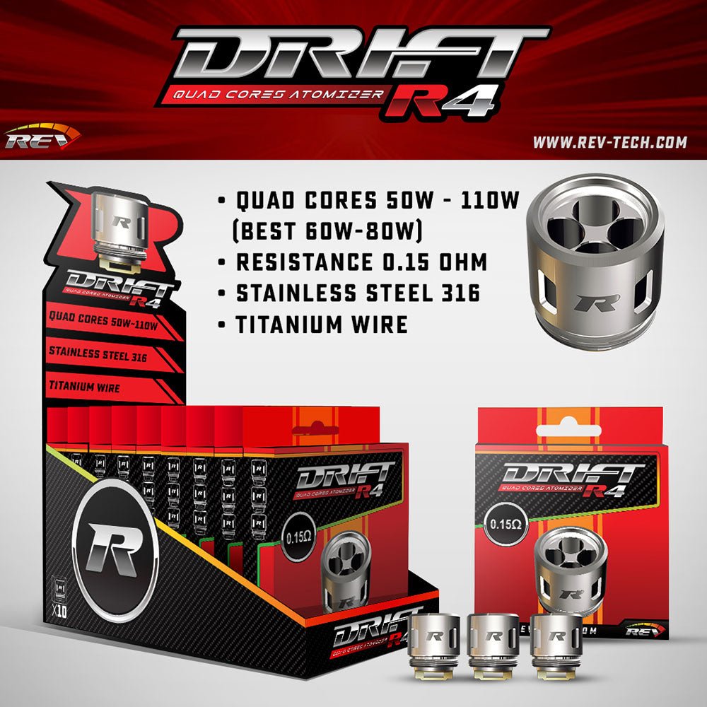 REV Drift Replacement Coils (3pcs/pack)