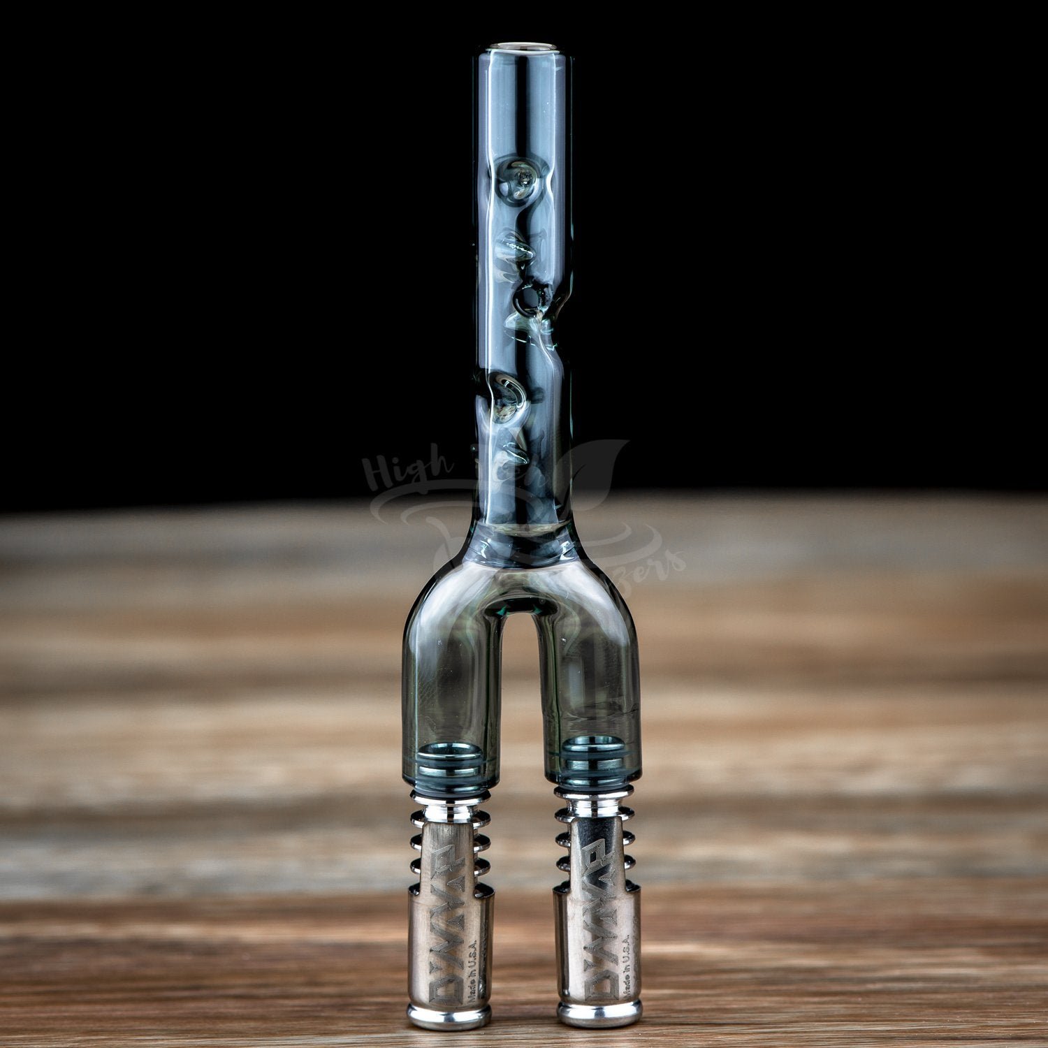 3D Double Barrel Glass VapCap Stem