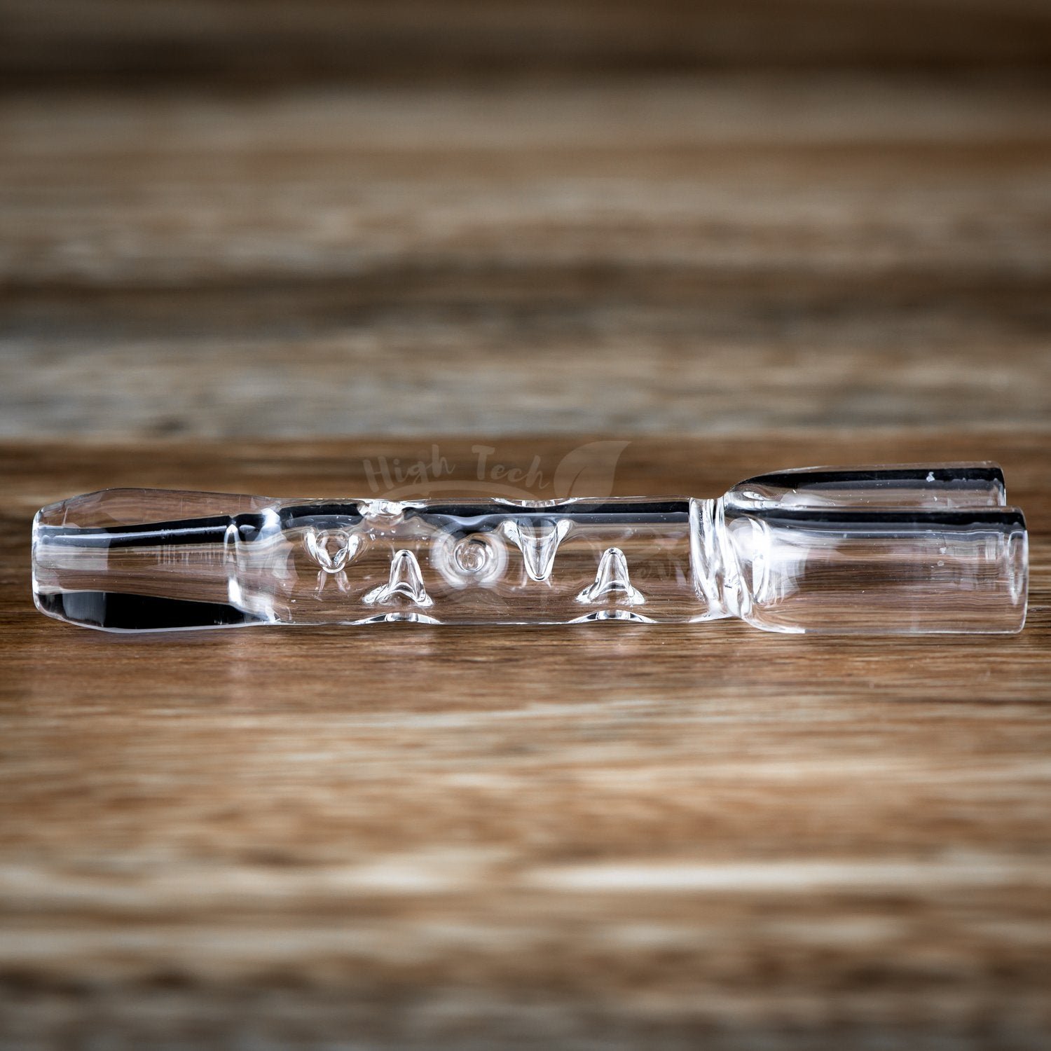 3D Double Barrel Glass VapCap Stem W/Mouthpiece