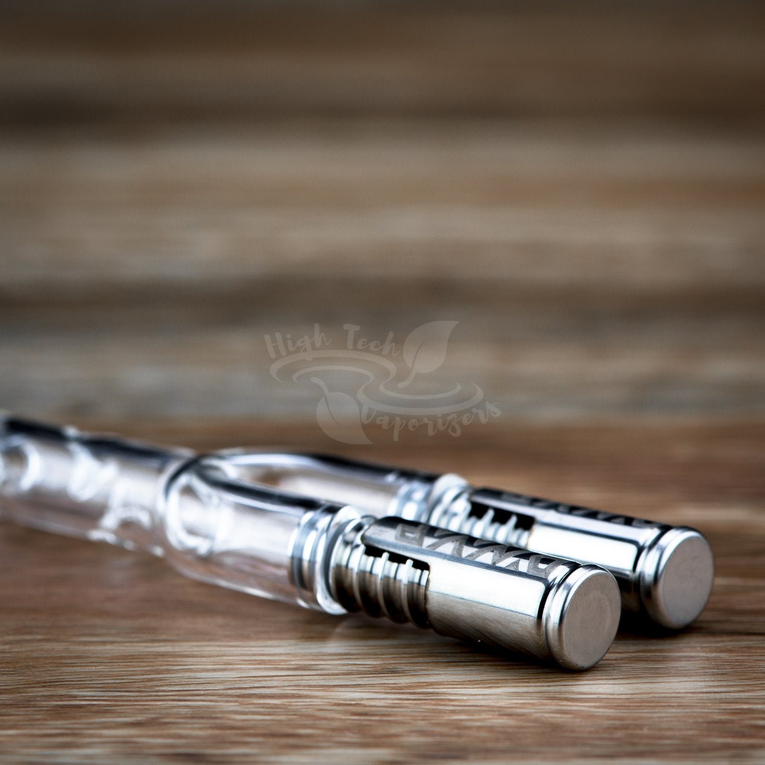 3D Double Barrel Glass VapCap Stem W/Mouthpiece