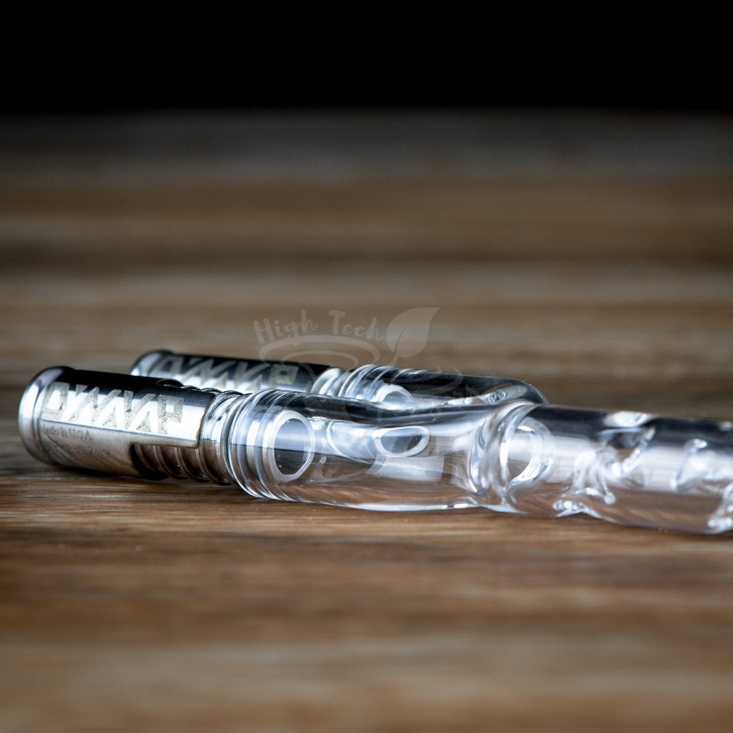 3D Double Barrel Glass VapCap Stem W/Mouthpiece