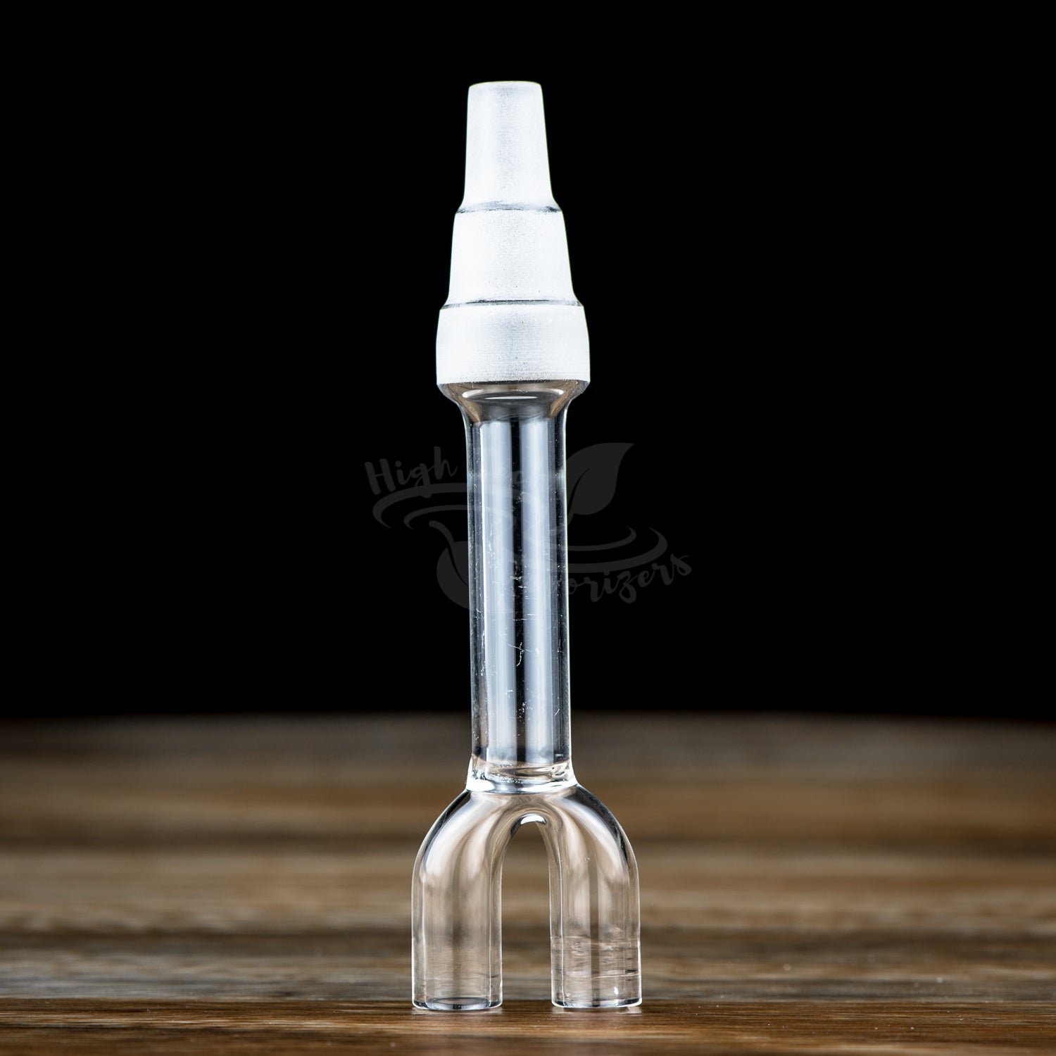 3in1 Double Barrel Glass VapCap Stem