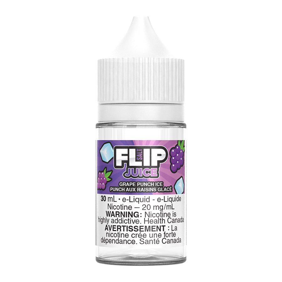 Flip Juice Salt-Nic E-Liquid - Grape Punch Ice 30ml