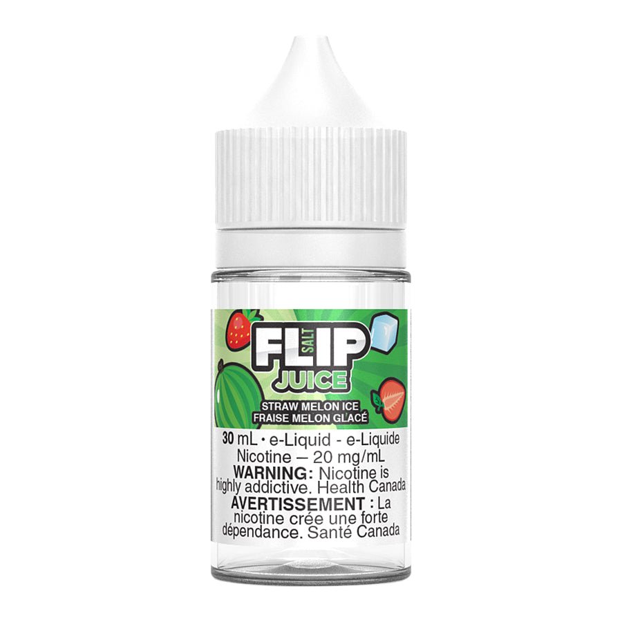 Flip Juice Salt-Nic E-Liquid - Straw Melon Ice 30ml