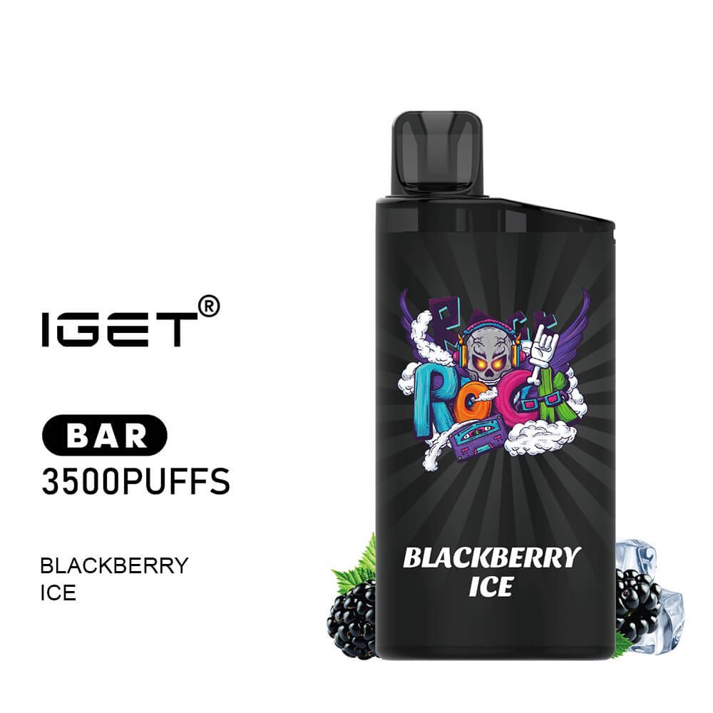 iGET BAR VAPE 3500 PUFF – BLACKBERRY ICE