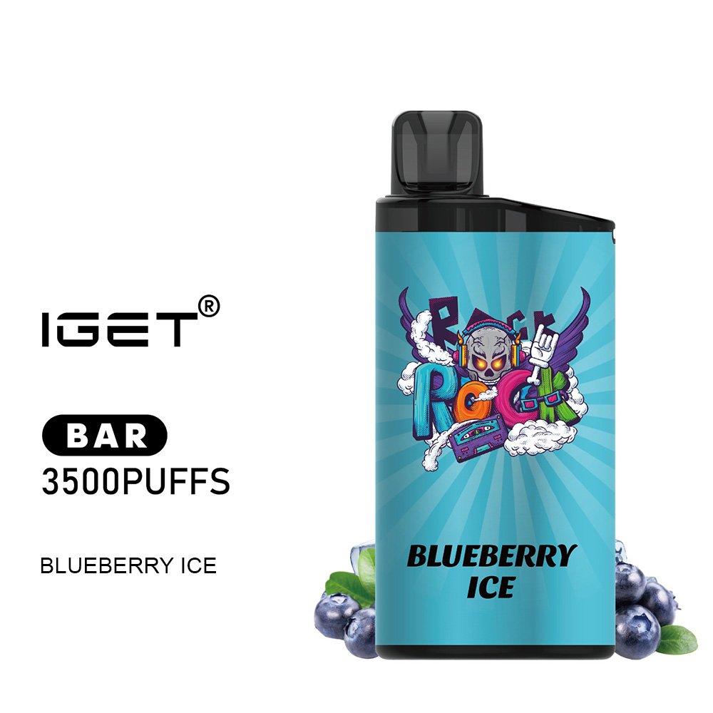 iGET BAR VAPE 3500 PUFF – BLUEBERRY ICE