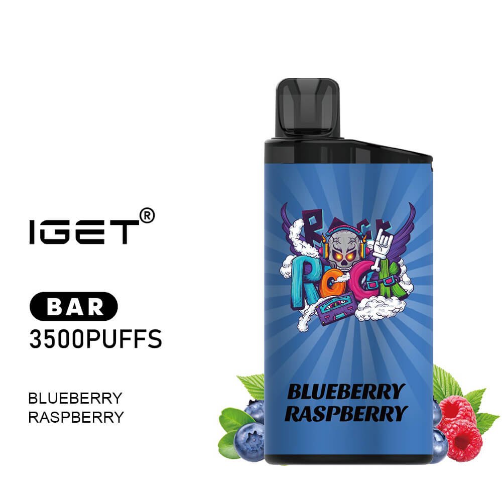 iGET BAR VAPE 3500 PUFF – BLUEBERRY RASPBERRY