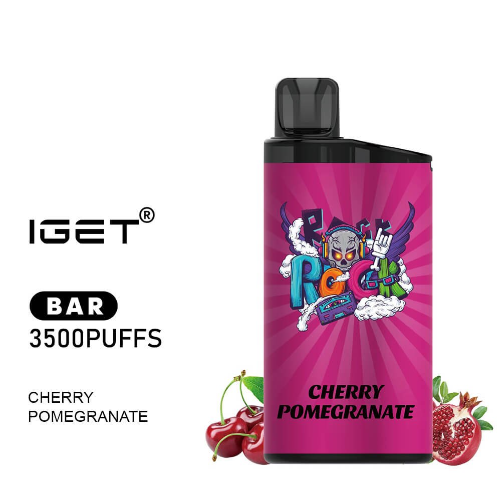 iGET BAR VAPE 3500 PUFF – CHERRY POMEGRANATE