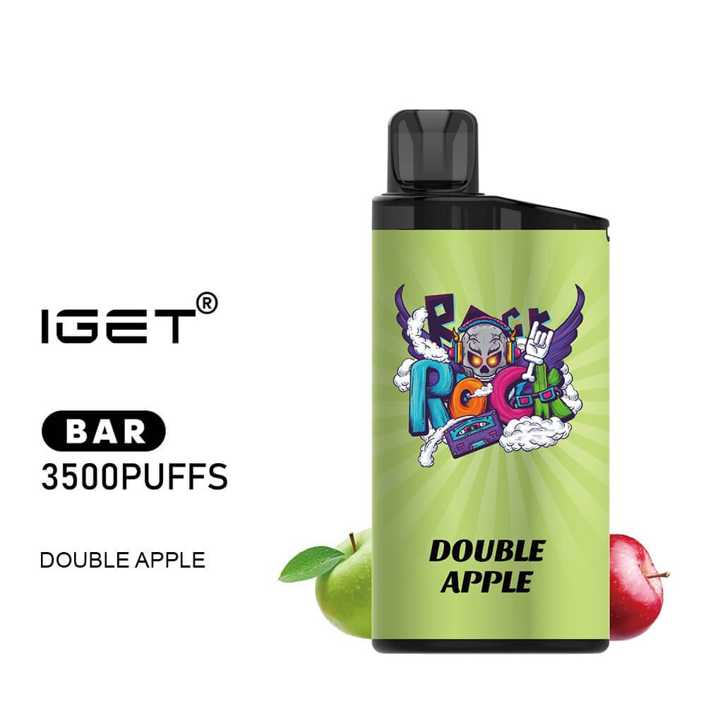 iGET BAR VAPE 3500 PUFF – DOUBLE APPLE