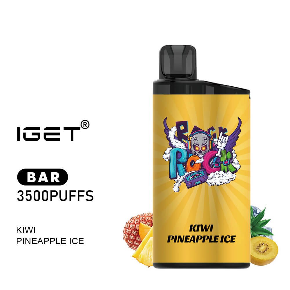 iGET BAR VAPE 3500 PUFF – KIWI PINEAPPLE ICE
