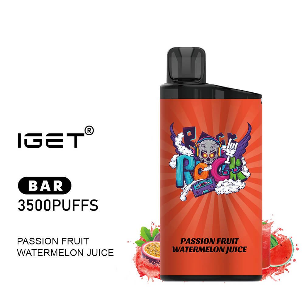 iGET BAR VAPE 3500 PUFF – PASSIONFRUIT WATERMELON JUICE