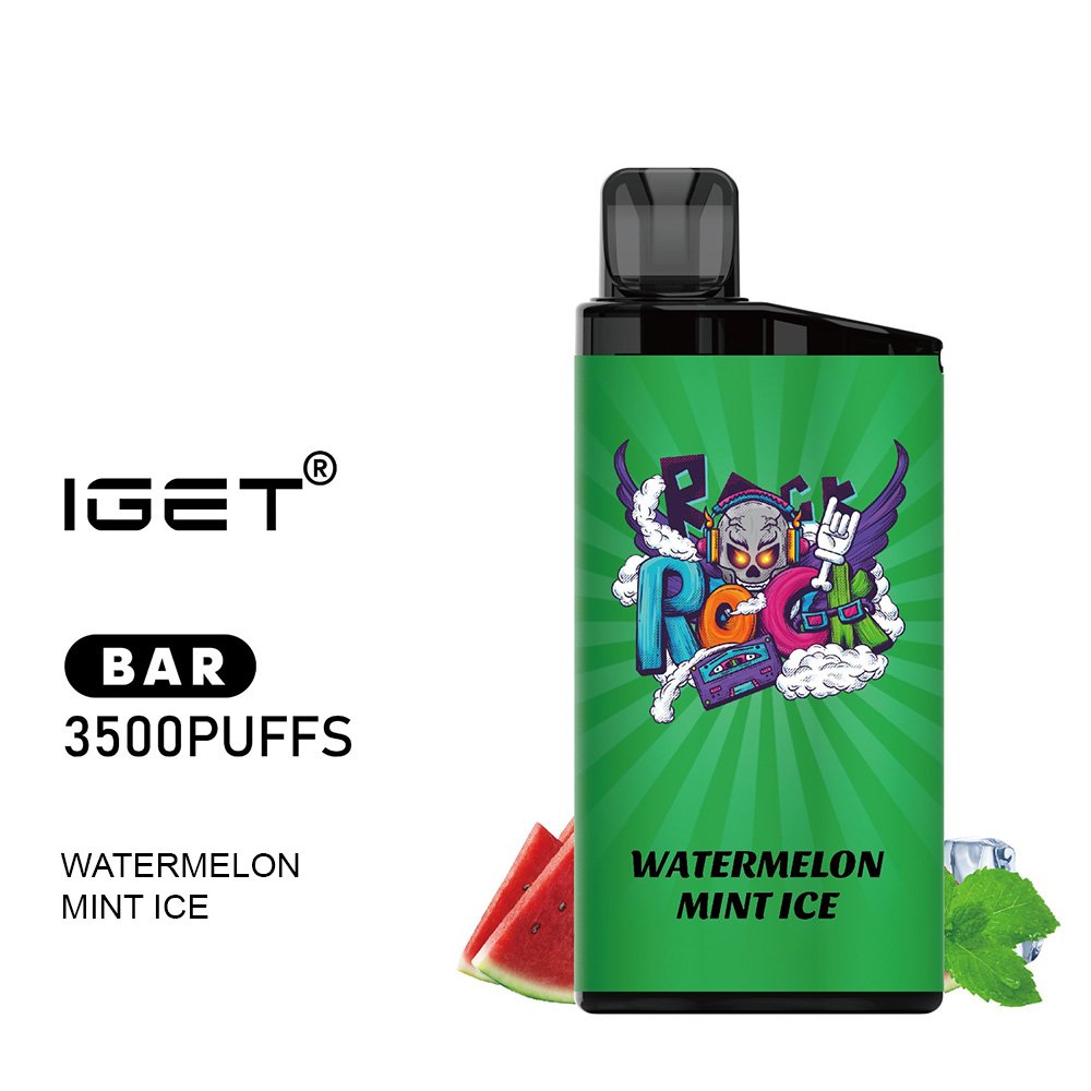 iGET BAR VAPE 3500 PUFF – WATERMELON MINT ICE