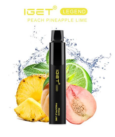 iGET LEGEND VAPE 4000 PUFF – PEACH PINEAPPLE LIME