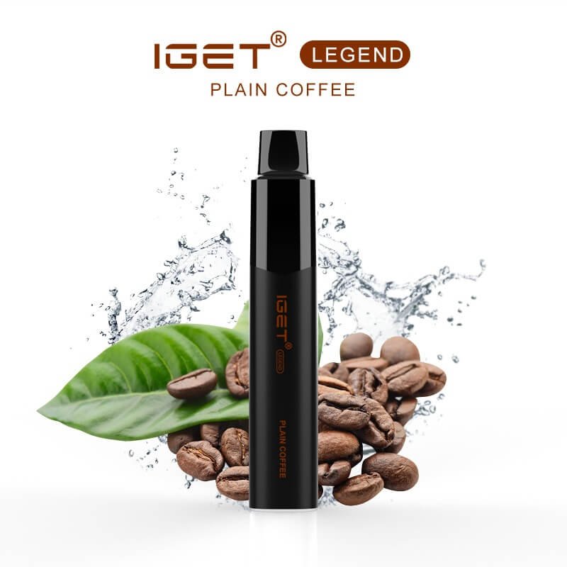 iGET LEGEND VAPE 4000 PUFF – PLAIN COFFEE