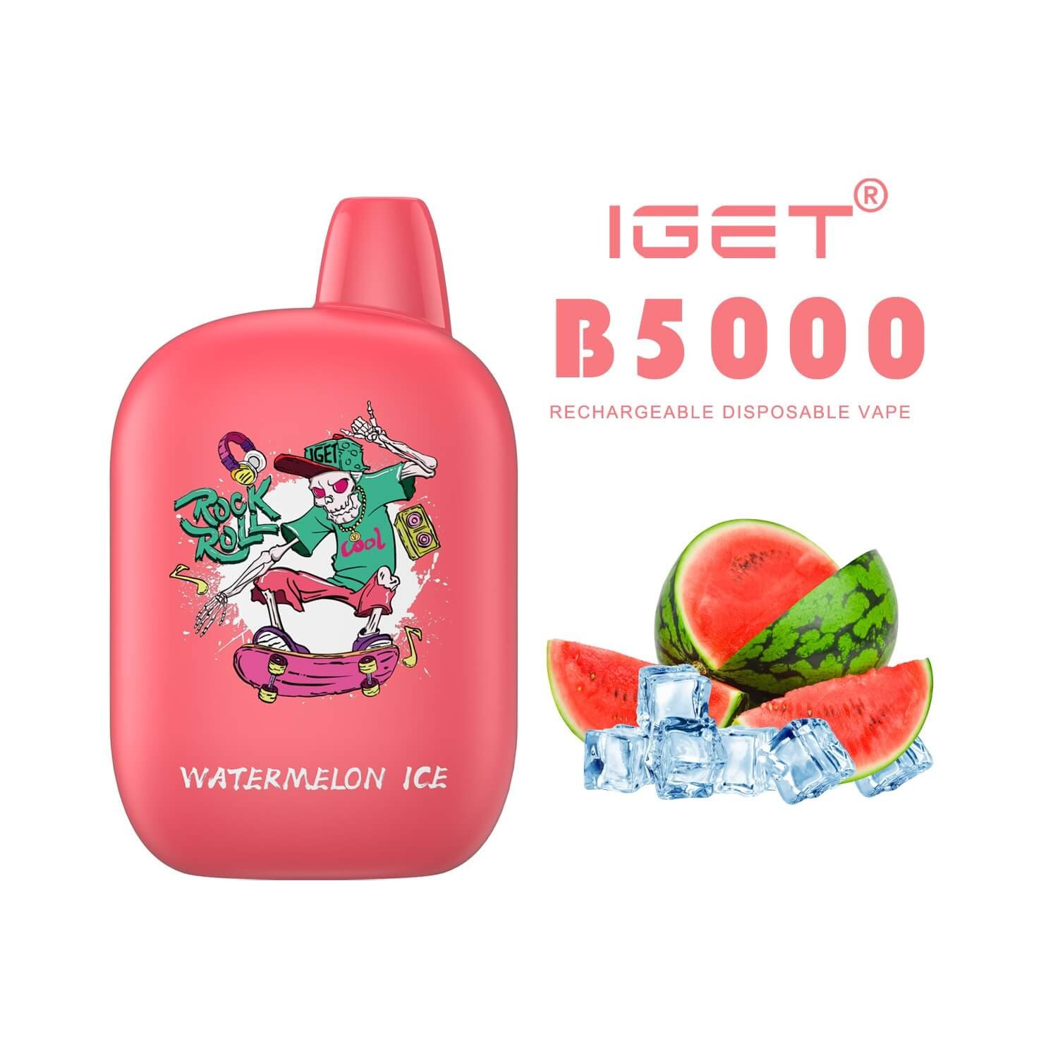 iGET B5000 VAPE 5000 PUFF – WATERMELON ICE