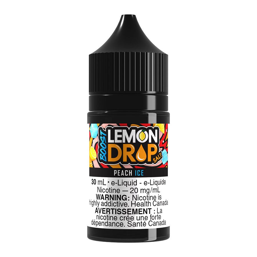 Lemon Drop Boost Salt Nic E-Liquid - Peach Ice