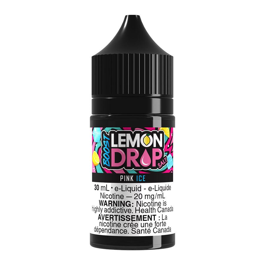 Lemon Drop Boost Salt Nic E-Liquid - Pink Ice