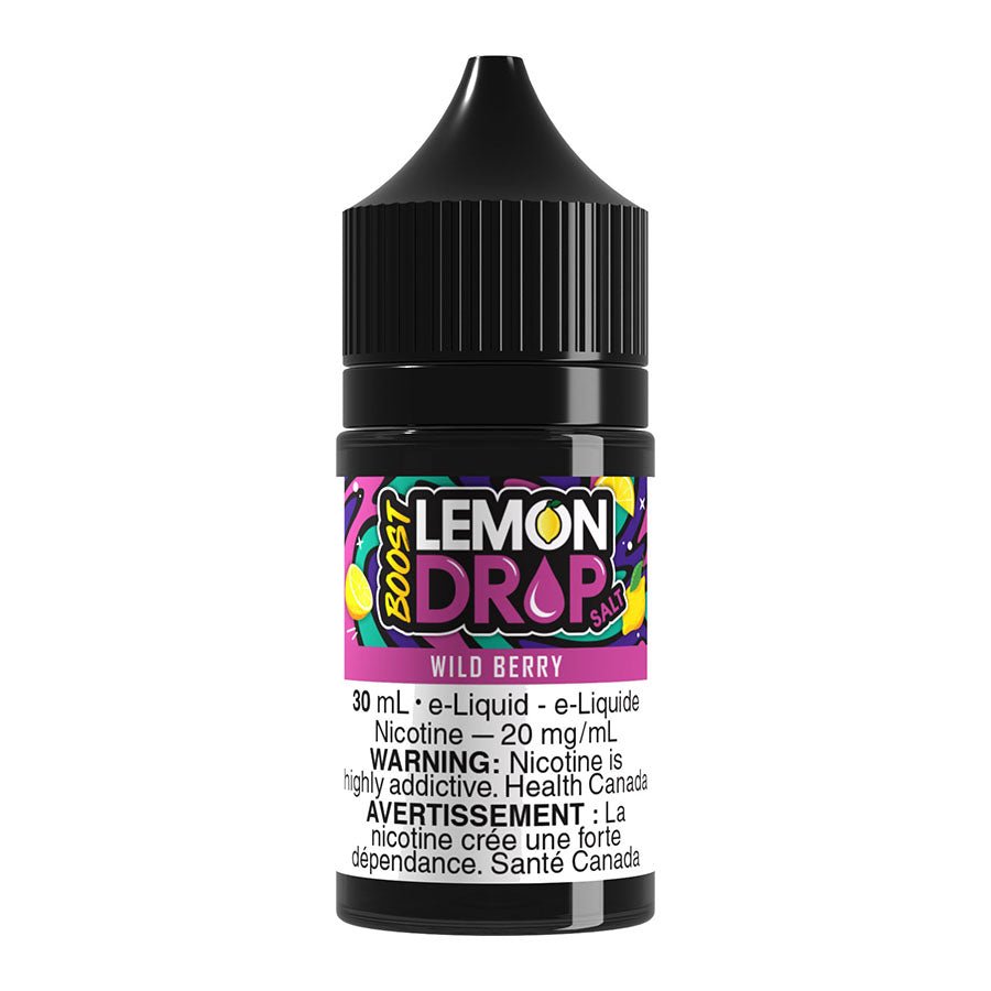 Lemon Drop Boost Salt Nic E-Liquid - Wild Berry