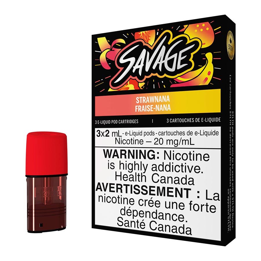 STLTH E-Liquid Pod Pack - Savage Strawnana