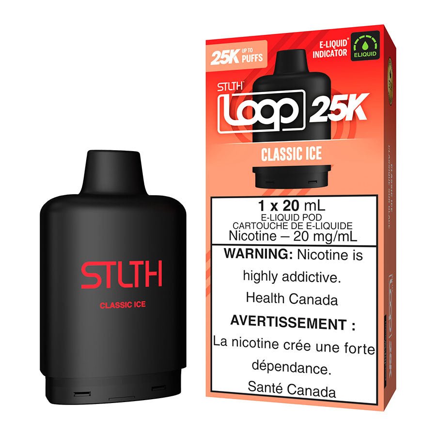 STLTH Loop 25K E-Liquid Pod Pack - Classic Ice