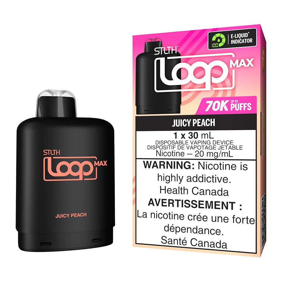 STLTH Loop Max E-Liquid Pod Pack - Juicy Peach