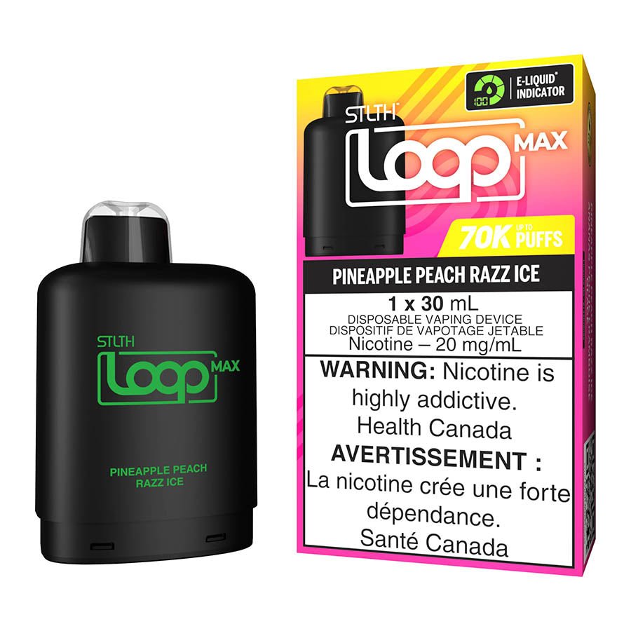 STLTH Loop Max E-Liquid Pod Pack - Pineapple Peach Razz Ice