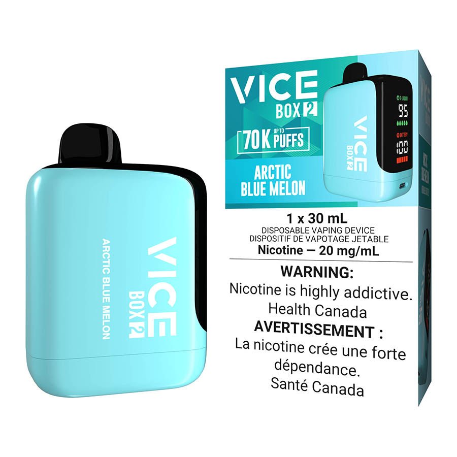 Vice Box 2 Disposable Vape Device - Arctic Blue Melon