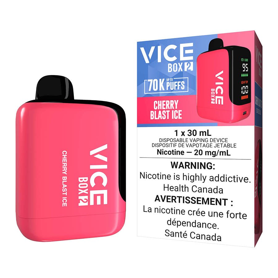 Vice Box 2 Disposable Vape Device - Cherry Blast Ice
