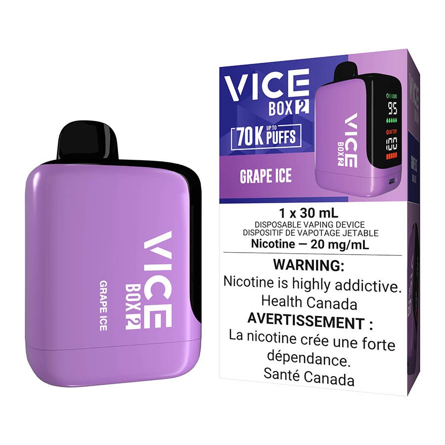 Vice Box 2 Disposable Vape Device - Grape Ice