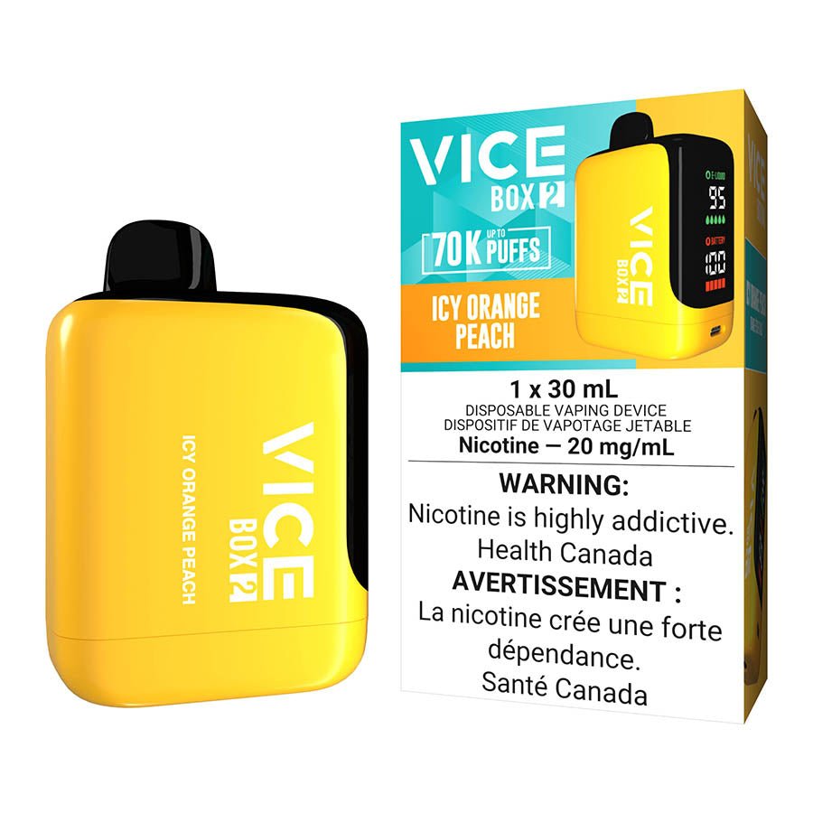Vice Box 2 Disposable Vape Device - Icy Orange Peach