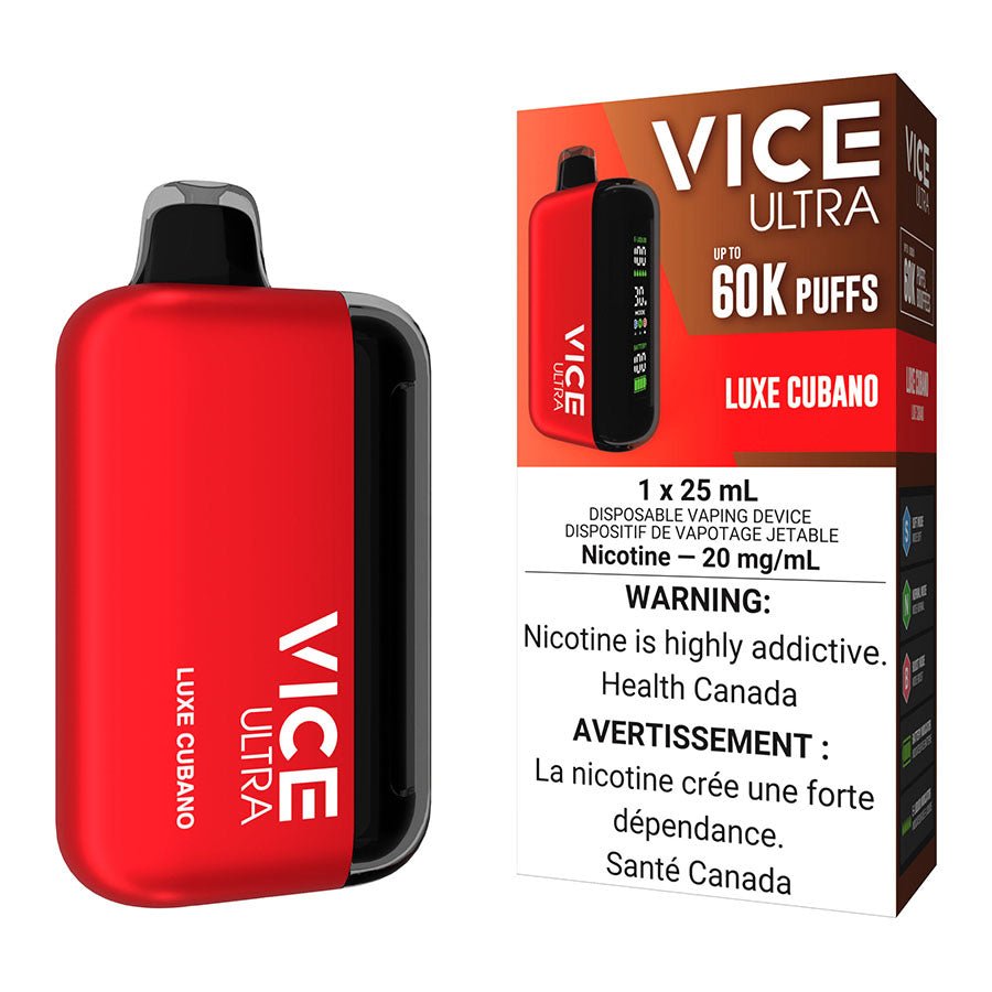 Vice Ultra Disposable Vape Device - Luxe Cubano