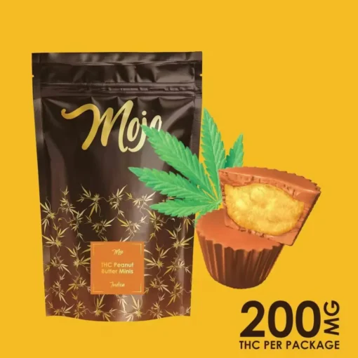 Mojo Chocolates – Peanut Butter Minis (Indica) – 200mg