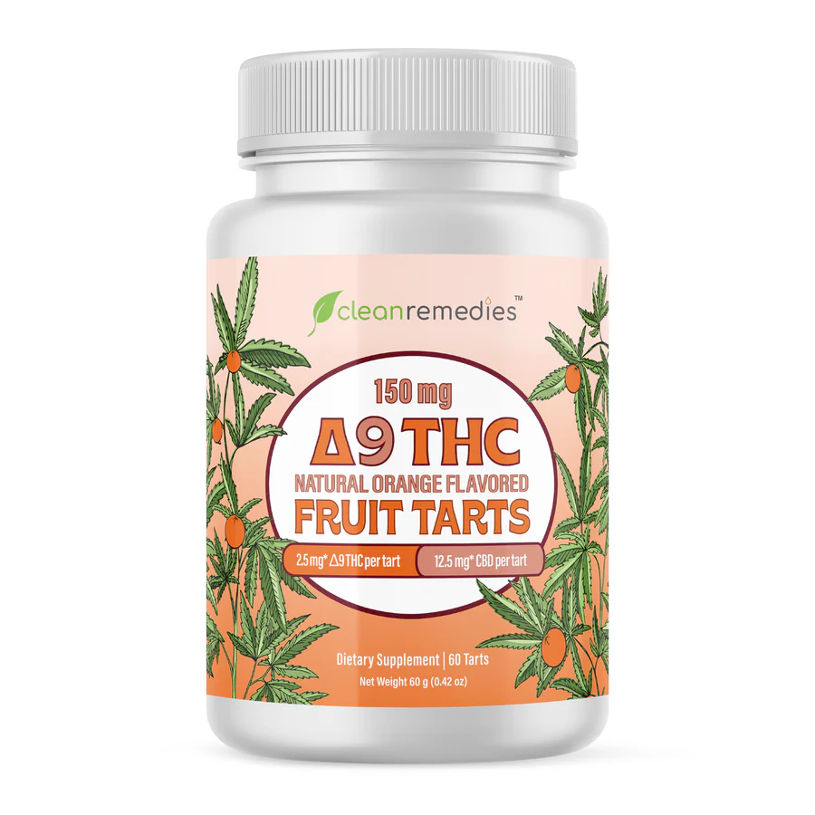 Delta 9 THC Fruit Tarts 150 mg - Microdosed