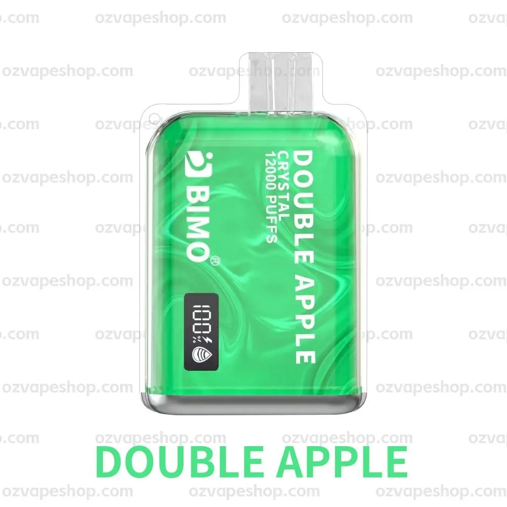 BIMO Crystal 12k Puffs- Double Apple